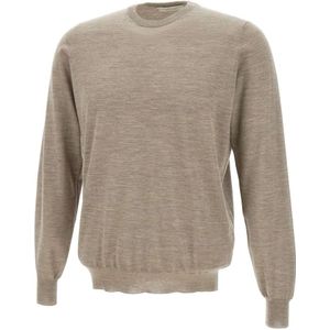 Filippo De Laurentiis, Heren, Truien, Beige, Maat: S Wol,