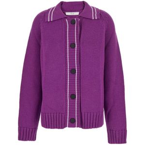 Tela, Dames, Truien, Paars, Maat: S Wol,