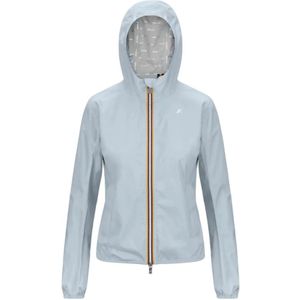 K-Way, Dames, Jassen, Blauw, Maat: XL Nylon,