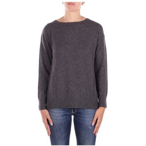 Max Mara, Dames, Truien, Grijs, Maat: M Wol,