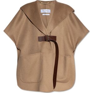 Max Mara, Dames, Jassen, Bruin, Maat: M/L Kasjmier,