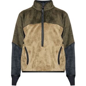 Moncler, Heren, Sweatshirts & Hoodies, Groen, Maat: S Fleece,