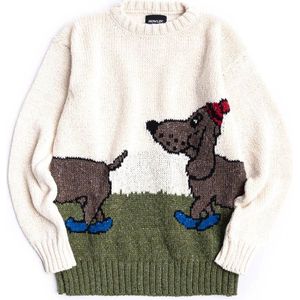 Howlin', Heren, Truien, Beige, Maat: L Wol,