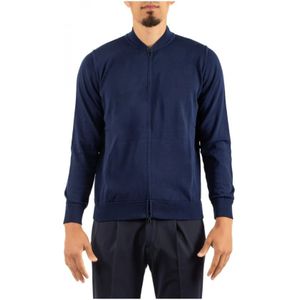 Filippo De Laurentiis, Heren, Sweatshirts & Hoodies, Blauw, Maat: 2XL