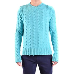 Laneus, Heren, Truien, Blauw, Maat: L Wol,