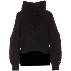 Pinko, Dames, Truien, Zwart, Maat: XS Nylon,