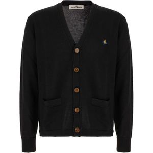 Vivienne Westwood, Heren, Truien, Zwart, Maat: M