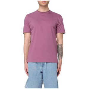 Hugo, Heren, Tops, Paars, Maat: L Katoen,