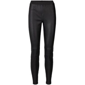 Lollys Laundry, Dames, Broeken, Zwart, Maat: S Leer,