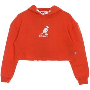 Kangol, Dames, Sweatshirts & Hoodies, Rood, Maat: M Katoen,