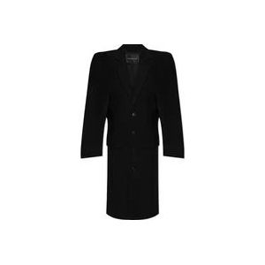 Balenciaga Wollen jas , Black , Dames , Maat: M