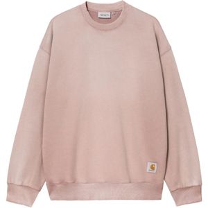 Carhartt Wip, Heren, Sweatshirts & Hoodies, Roze, Maat: S Katoen,