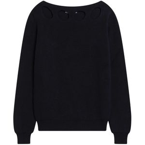 Prada, Dames, Truien, Blauw, Maat: M