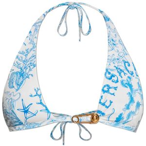 Versace, Dames, Badkleding, Blauw, Maat: M