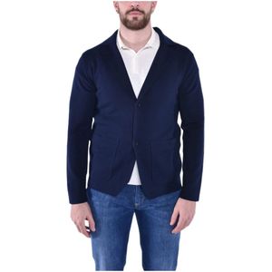 Kangra, Heren, Truien, Blauw, Maat: M Katoen,