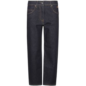 Msgm, Dames, Jeans, Blauw, Maat: M Denim,