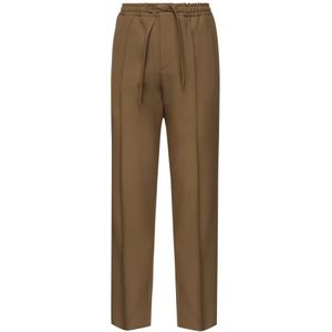 Valentino Garavani, Heren, Broeken, Bruin, Maat: L