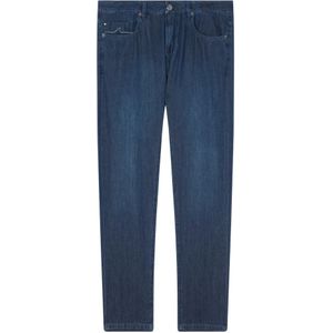 Paul & Shark, Heren, Jeans, Blauw, Maat: XL Katoen,