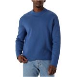 Selected Homme, Heren, Truien, Blauw, Maat: L Wol,