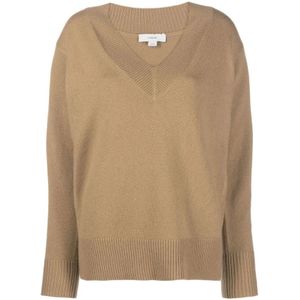 Vince, Dames, Truien, Beige, Maat: M Wol,