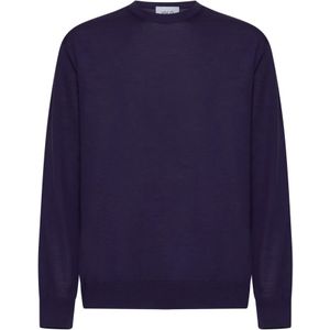 D4.0, Heren, Truien, Paars, Maat: XL Wol,