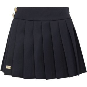 Philipp Plein, Dames, Rokken, Blauw, Maat: S Wol,