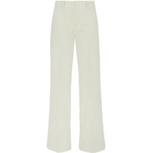 P.a.r.o.s.h., Dames, Broeken, Beige, Maat: XS Katoen,