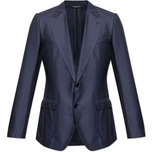 Dolce & Gabbana, Heren, Jassen, Blauw, Maat: L Katoen,