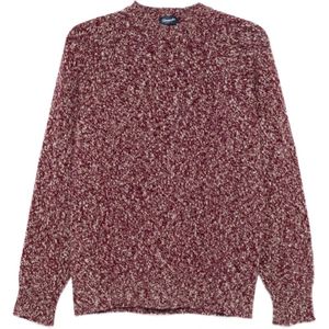 Drumohr, Heren, Truien, Paars, Maat: XL
