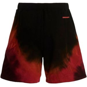 Dsquared2, Heren, Korte broeken, Veelkleurig, Maat: S Denim,