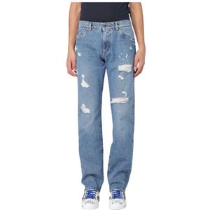 Dolce & Gabbana - Klassieke Distressed Jeans - Blauw - Heren - Katoen