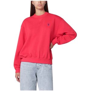 Polo Ralph Lauren, Dames, Sweatshirts & Hoodies, Rood, Maat: L