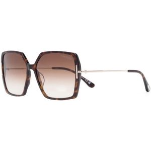 Tom Ford, Dames, Accessoires, Bruin, Maat: 59 MM