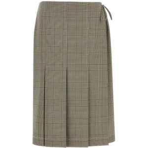 Marni, Dames, Rokken, Grijs, Maat: 2XS Wol,