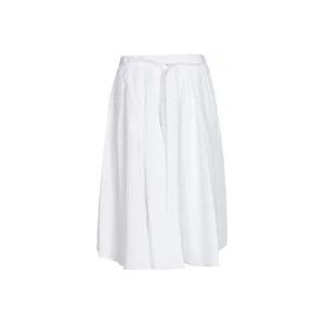 Prada Upgrade je garderobe met deze prachtige witte midi-rok , White , Dames , Maat: L