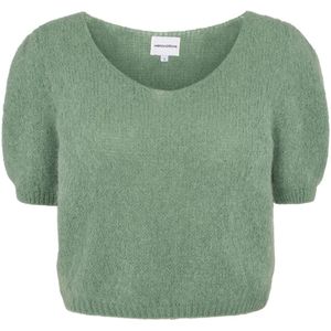 Americandreams, Dames, Truien, Groen, Maat: S Wol,