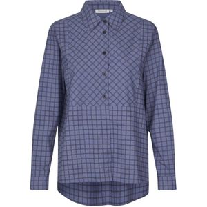 Masai, Dames, Blouses & Shirts, Blauw, Maat: L Katoen,