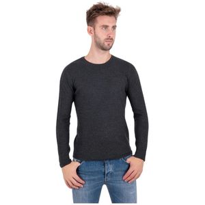 Paolo Pecora, Heren, Truien, Grijs, Maat: S Wol,