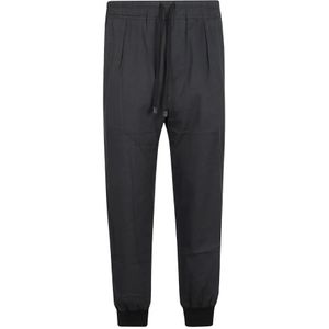 Tom Ford, Heren, Broeken, Zwart, Maat: W33 Katoen,