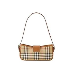 Burberry Leather shoulder-bags , Brown , Dames , Maat: ONE Size