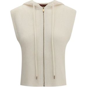 Max Mara, Dames, Truien, Wit, Maat: M Wol,