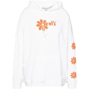 Levi's, Dames, Sweatshirts & Hoodies, Wit, Maat: XL