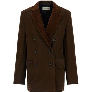 Dries Van Noten, Dames, Jassen, Bruin, Maat: 2XS Katoen,