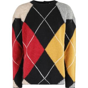 Semicouture, Dames, Truien, Veelkleurig, Maat: XS Wol,