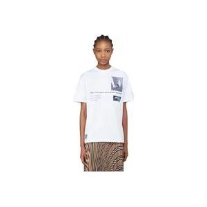Burberry T-Hemden , White , Dames , Maat: XS