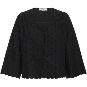 Soaked in Luxury, Dames, Blouses & Shirts, Zwart, Maat: L