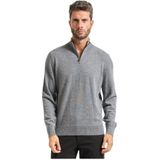 Boss - Hemarlo 10274962 01 - Trui - Regular Fit - Ritskraag - Lange Mouwen