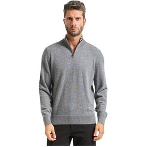 Boss - Hemarlo 10274962 01 - Trui - Regular Fit - Ritskraag - Lange Mouwen