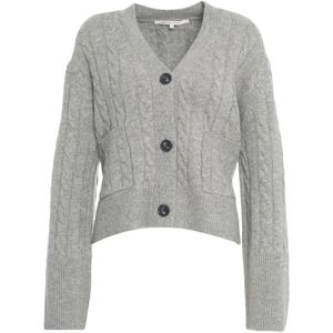 Second Female, Dames, Truien, Grijs, Maat: L Wol,