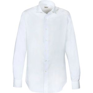 Alessandro Gherardi, Heren, Overhemden, Wit, Maat: 3XL Leer,